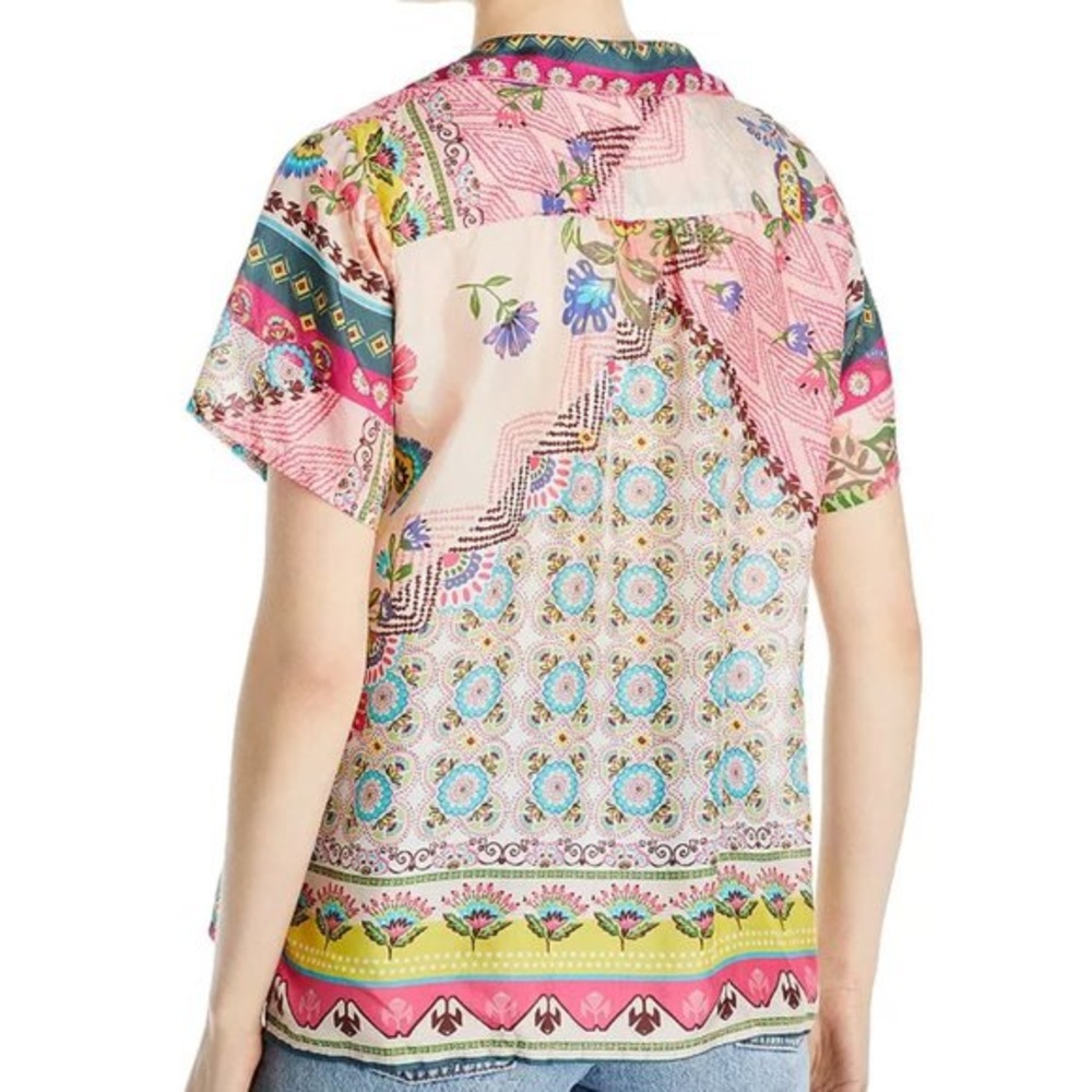 Johnny Was Lakshimi Darci Button Up
